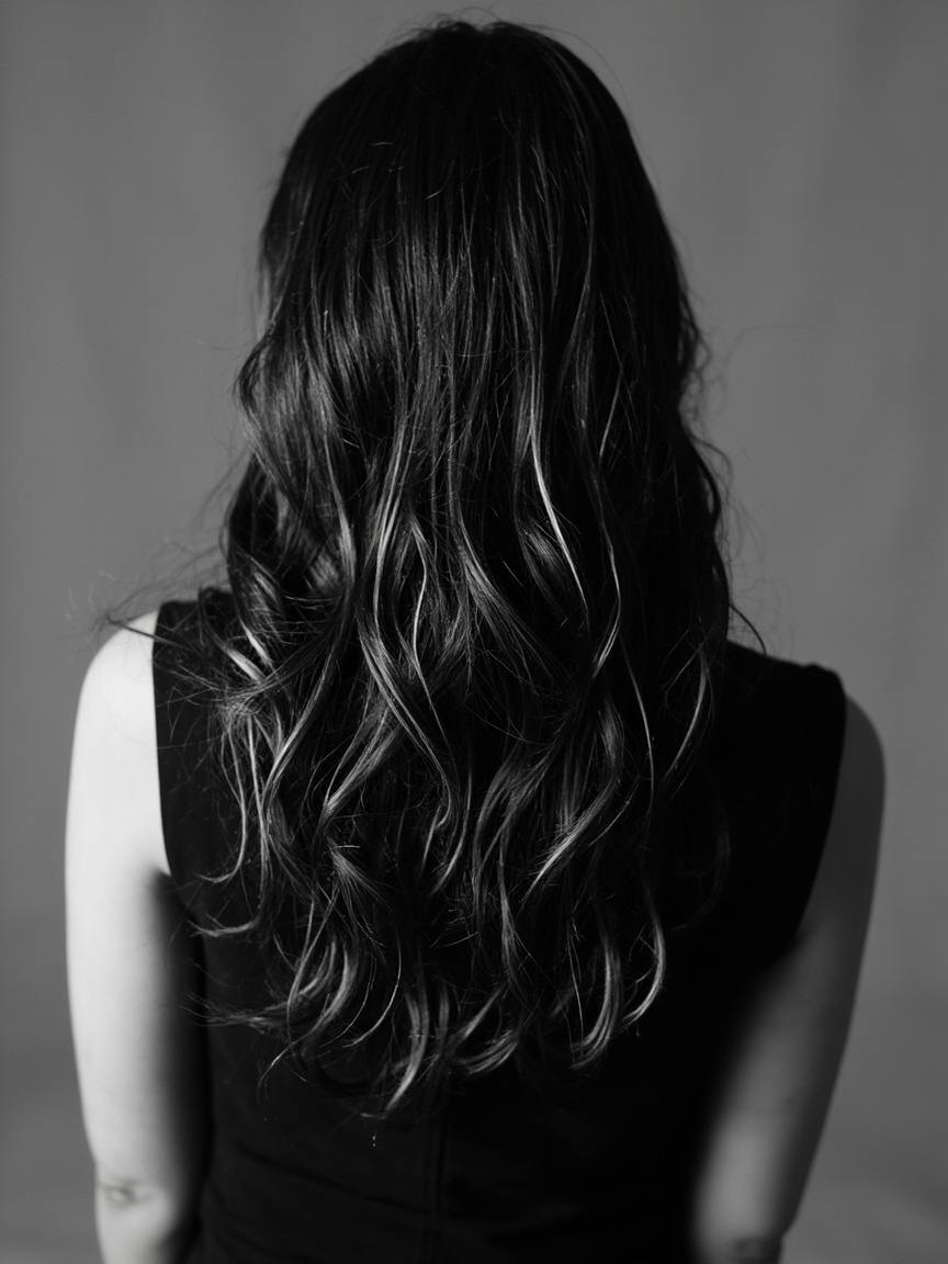 Après : ondulations structurées et balayage, même cadrage